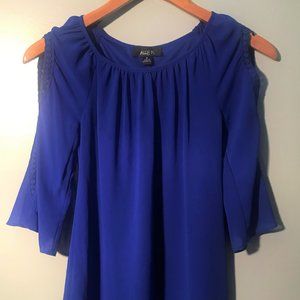 GIRLS NAVY BLUE PARTY DRESS